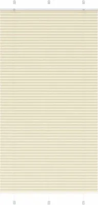 Obrázek produktu pro Plisovaná roleta krémová 100x200cm Šířka látky 99,4cm Polyester