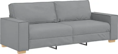 Immagine prodotto di Divano a 3 posti Grigio Chiaro 220x78x84 cm Tessuto