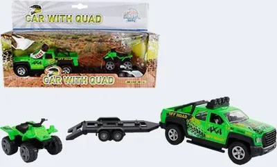 Produktbild von SUV mit Anhänger und Quad Rückzug Licht und Ton