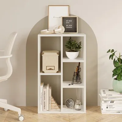 Immagine prodotto di LUNOR Libreria Monaco a 5 ripiani, 81 x 49 x 23,5 cm, bianco