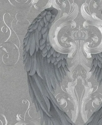 Produktbild von Vliestapete 52579 Glööckler Imperial Engelsflügel silber