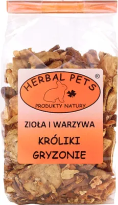 Produktbild von Kräuter-Gemüse-Mischung für Kaninchen und Nager - Natürliche Gesundheitsunterstützung 100g