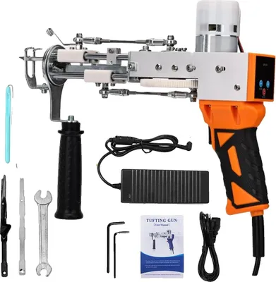 Immagine prodotto di Pistola elettrica per tufting di tappeti, 2 in 1 taglio e bouclé, alta efficienza, SPINA UE
