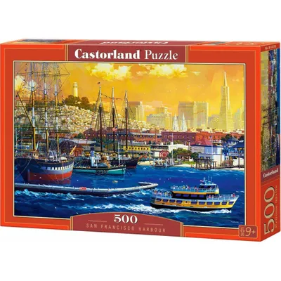 Produktbild von Castorland Puzzle San Francisco Hafen - 500 Teile Legespiel