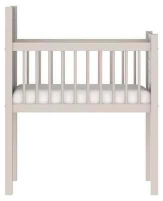 Produktbild von Wiege Noa Modell II aus massivem Buchenholz, Oatmeal, für Babys 0-6 Monate