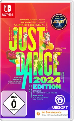 Produktbild von ak tronic Software & Services Just Dance 2024, Nintendo Switch, E (Jeder), Code in einer Box