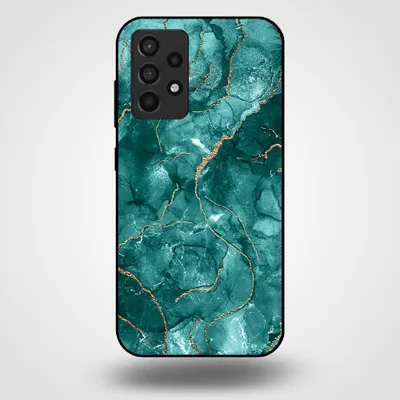 Immagine prodotto di Smartphonica Custodia per Samsung Galaxy A52s 5G con stampa in marmo - Custodia posteriore in TPU con design in marmo - Verde Oro