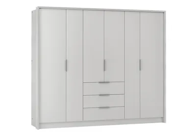 Produktbild von Kombinierter Kleiderschrank 255 LEOPOLDA - weiß
