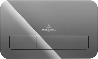 Immagine prodotto di Villeroy & Boch ViConnect plaque de déclenchement pour WC, chasse d'eau à 2 quantités, 269x161x13mm, 922400RA, 922400RA