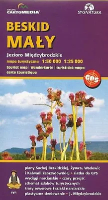 Zdjęcie produktu dla Beskid Mały Jezioro Międzybrodzkie Mapa turystyczna 1: 50 000, 1: 25 000