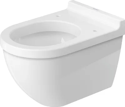 Produktbild von DURAVIT Wand-WC Starck 3 Tiefspüler mit Spülrand weiß glänzend mit Beschichtung ohne WC-Sitz 22250900001