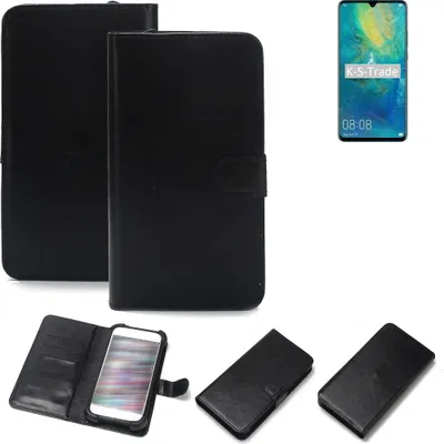 Produktbild von K-S-Trade Handyhülle Schutzhülle kompatibel mit Huawei Mate 20 X 5G Handy Schutz Hülle Handyhülle Bumper schwarz 1x