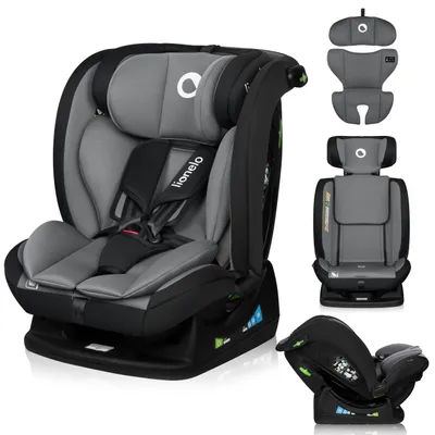 Produktbild von Lionelo Autokindersitz Izzy i-Size von 40 bis 150 cm, 13 Verstellstufen, RWF FWF, R129 i-Size STANDARD - Grau