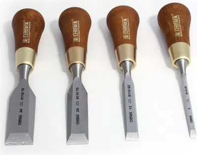Produktbild von Narex Kurzbeitel-Set, Wood Line Plus, 4tlg., in Holzbox