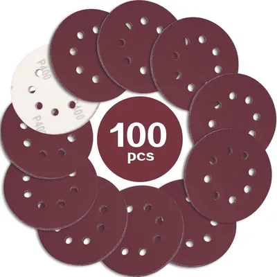 Produktbild von Schleifpapier Klett 125mm P400 8 Loch 100 Stück für Exzenterschleifer