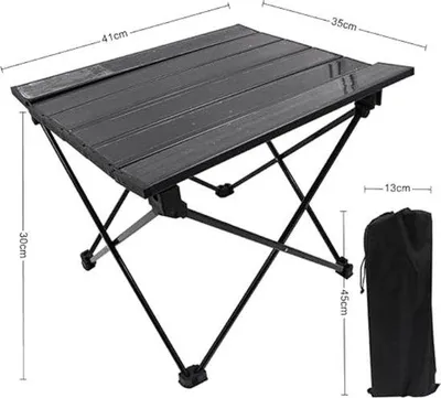 Produktbild von Famanu Picknicktisch Campingtisch klappbar aus Aluminium - 46,4 x 17,5 x 6,9 cm