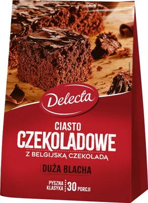 Produktbild von Delecta Große Backform Schokoladenkuchen 670 g