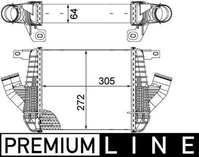 Image de Refroidisseur d'air de suralimentation MAHLE CI 237 000P