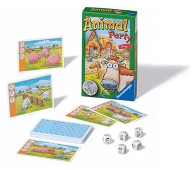 Produktbild von Ravensburger Animal Party, Brettspiel, Familie, 4 Jahr(e), Familienspiel