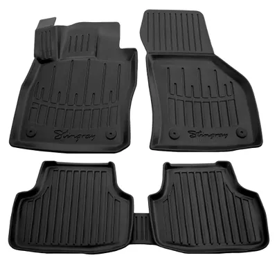 3D Gummifußmatten Set für Skoda Octavia 3 (2013-2020), Schalenform, 4-teilig