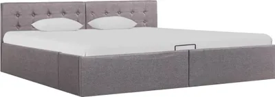 Obrázok produktu pre Hydraulický posteľný rám+úložný priestor, látka 180x200 cm
