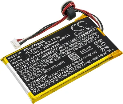 Image de TECHTEK Batterie compatible avec [LeapFrog] LeapPad 3, LeapPad3 remplace 800-10066, pour MLP654677