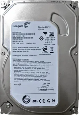 Immagine prodotto di Hdd Seagate Hard Disk 250gb Sata 3,5" Pipeline Hd St3250312cs Desktop Pc