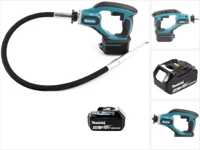 Image de Makita DVR 450 M1 18V Compacteur à béton sans fil + 1x batterie 4,0Ah - sans chargeur