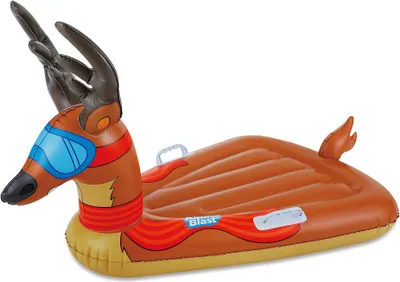 Produktbild von Alpine Blast Aufblasbarer Schlitten Rentier Kinderschlitten Braun 140x104x82 cm
