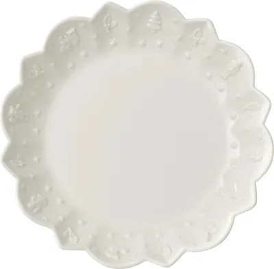 Obrázok produktu pre Villeroy & Boch 1486583640, servírovací tanier, Porcelán, Biela, Kolo, 24,5 cm, 660 g
