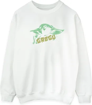 Produktbild von Star Wars - "The Mandalorian The Child" Sweatshirt für Herren BI46656 (M) (Weiß)
