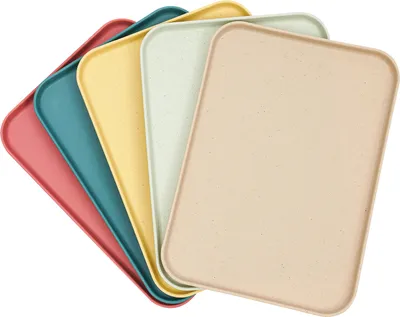 Image de Plateau de service Plateau de cantine Plateau de petit déjeuner Plateau rectangulaire 20x aliments
