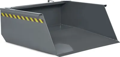 Produktbild von RR Industrietechnik Staplerschaufel Typ RS-100 1640x1900x550mm 1000dm³ RAL 7005 Mausgrau