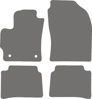 Zdjęcie produktu dla Dywaniki samochodowe grafit do Toyota Corolla E21 (2019-) hatchback welurowe, grafitowe