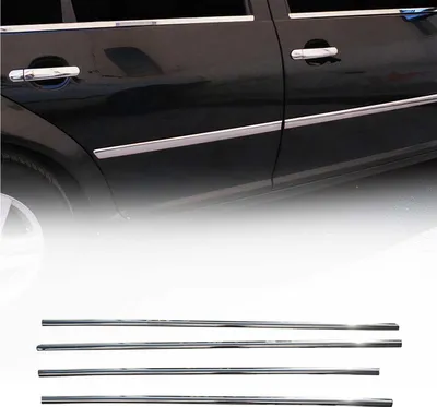 Zdjęcie produktu dla Listwy okienne do VW Golf 2003-2008 stal nierdzewna chrom 4szt