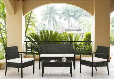 Produktbild von Outdoor Möbel Sitzgruppe aus Rattan