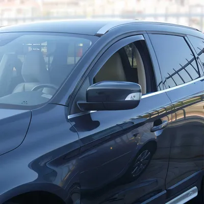 Obrázek produktu pro Deflektor větru a deště pro Volvo XC60 2009-2016 tmavý akrylový 2ks