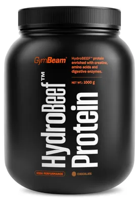 Produktbild von GymBeam - HydroBeef™ Protein, 1000 g, Schokolade