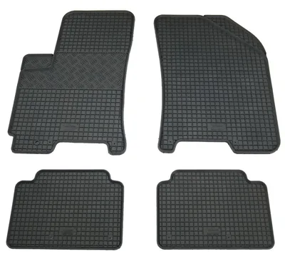 Gummifußmatten Set für Chevrolet Kalos + Nubira + Aveo (2004-), 4-teilig