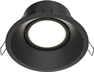Produktbild von Maytoni DOT Einbauspot schwarz, GU10, IP20, dimmbar, Aluminium, rund, 50W