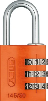 Produktbild von ABUS Zahlenschloss 145/30 in orange