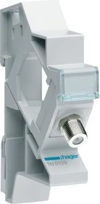 Produktbild von Koax Modul F/F für Hutschienenmontage Hager TN010S