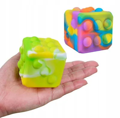 Produktbild von Perfect Pop It Würfel Antistress-Spielzeug Sensorisch Farbe