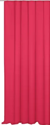 Produktbild von Vorhang pink Kräuselband 140x245 cm Seidenglanz halbtransparent Dekoschal Gardine