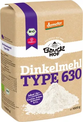 Produktbild von Type 630 - Dinkelmehl 1Kg 4er Pack