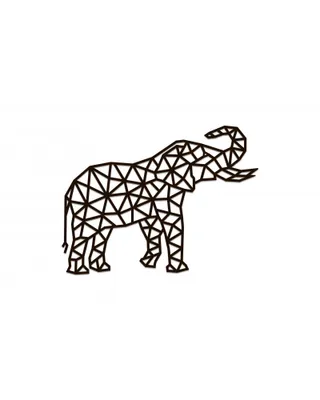 Produktbild von Wandpuzzle aus Holz - Elefant 73,3 cm
