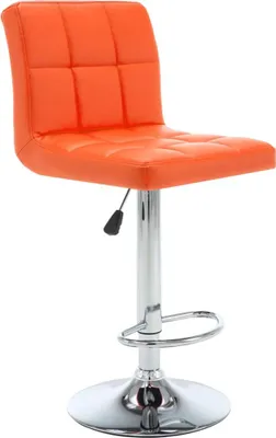 Obrázok produktu pre vidaXL Barová stolička 2 ks. Oranžová Imitácia kože
