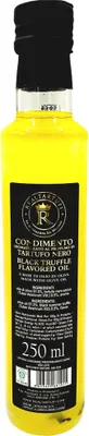 Produktbild von RealTartufi - Olivenöl mit Schwarzem Trüffel 250 ml - Italienisches Trüffelöl für Pasta Fleisch Pizza Salate