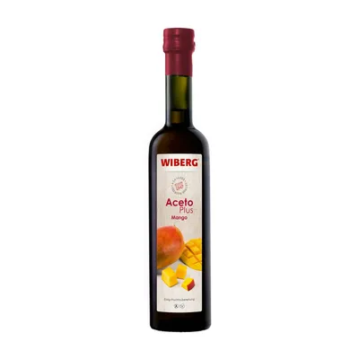 Obrázek produktu pro Wiberg Aceto Plus Mango Ocet ovocný přípravek koláč 500ml