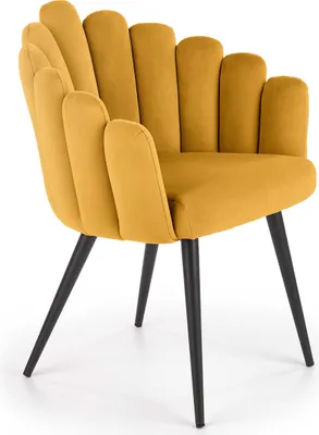 Image de Chaise de salle à manger élégante et rembourrée K-410